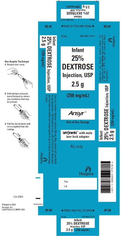 10 mL Syringe Box (1000140 0409 1775 10 Infant Dextrose Box)